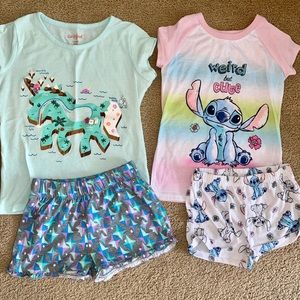 Girls PJ Bundle size S 6/6x. 5 matching sets